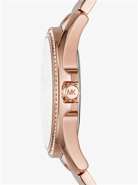 michael kors kacie watch|Kaycie Pavé Rose Gold.